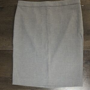 J. Crew Classic Gray Pencil Skirt